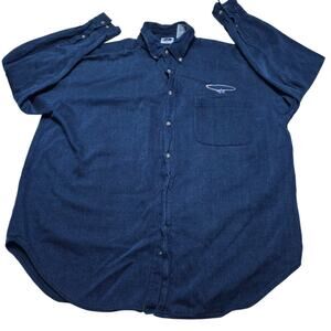 Vintage 1998 Dallas Cowboys NFL The Edge Men's Textured Button Front Size XL